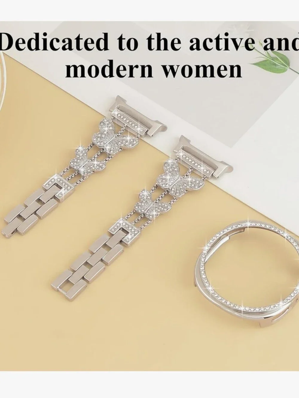 Bling Butterfly Watch Band (40mm)